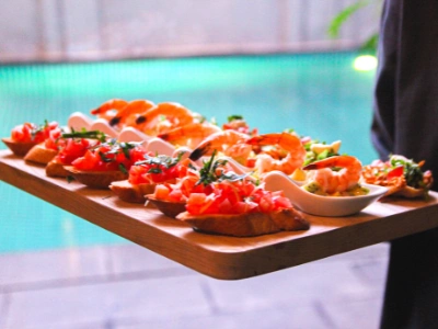 Tiệc canape sang trọng