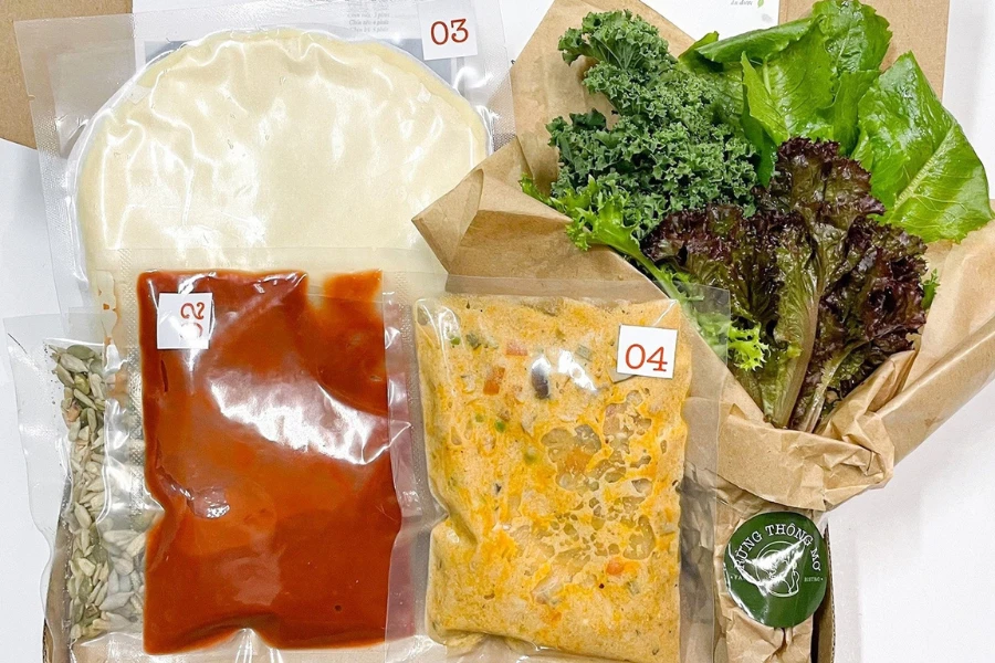 Phần nguyên liệu nấu ăn cho nhân viên PITO