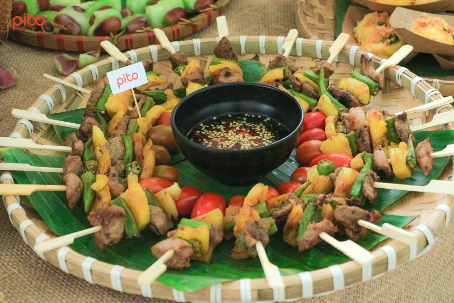 Thit-xien-nuong-PITO Thịt xiên nướng - PITO