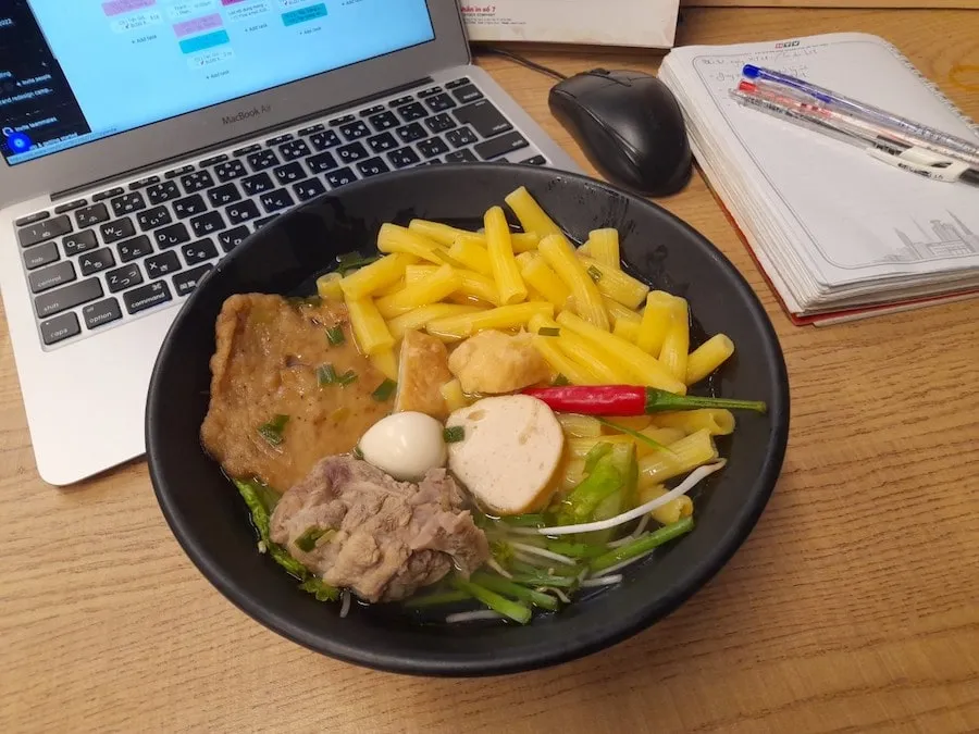 Món nui hấp dẫn cho bữa trưa - PITO Cloud Canteen cung cấp