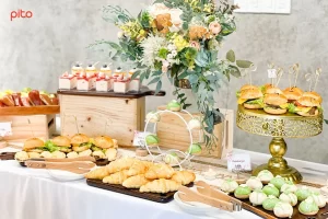 Bàn tiệc Tea Break đẹp