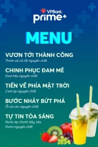 Menu VPBank Menu VPBank