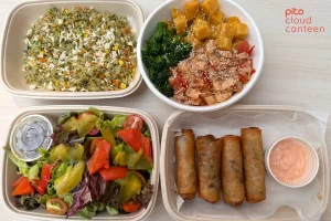 Cơm trưa văn phòng món Âu cao cấp cho bữa trưa giảm cân, eat clean của dân văn phòng - PITO Cloud Canteen