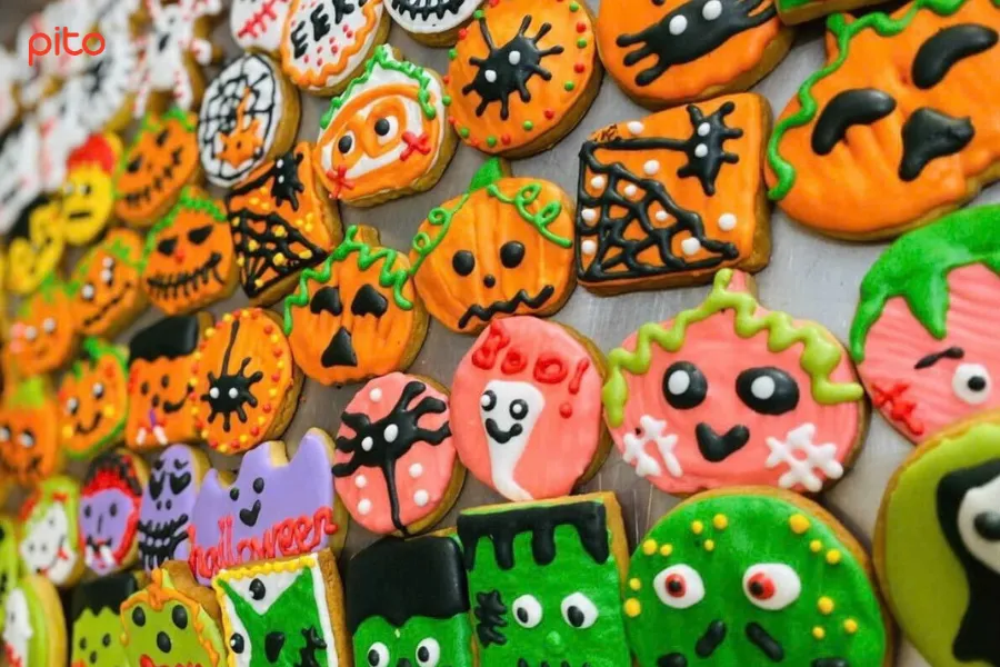 Banh-Halloween-da-sac-mau Banh Halloween trang trí cá nhân hoá