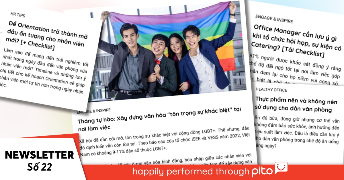 Pride Month Tôn Trọng Sự Đa Dạng Newsletter PITO
