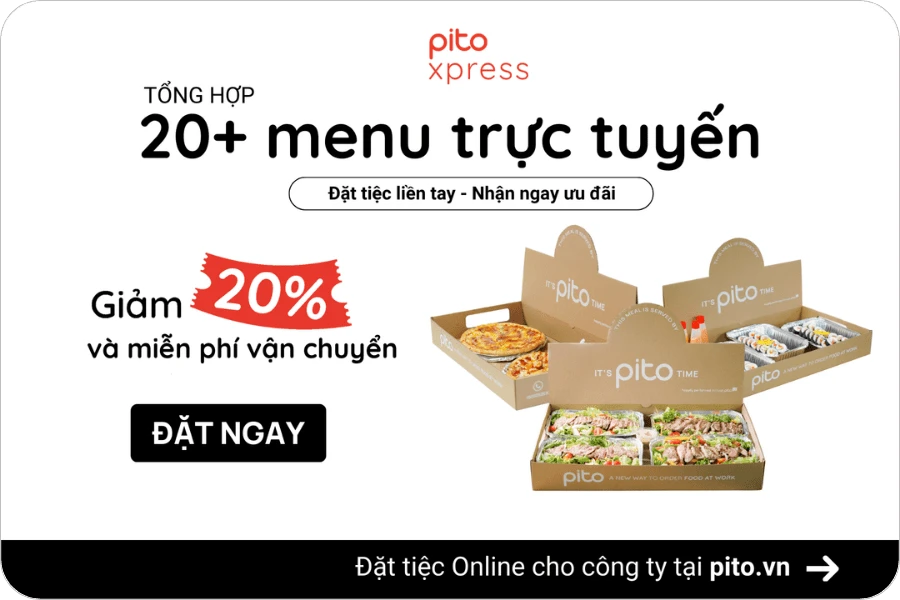 PITO Xpress đặt trực tuyến