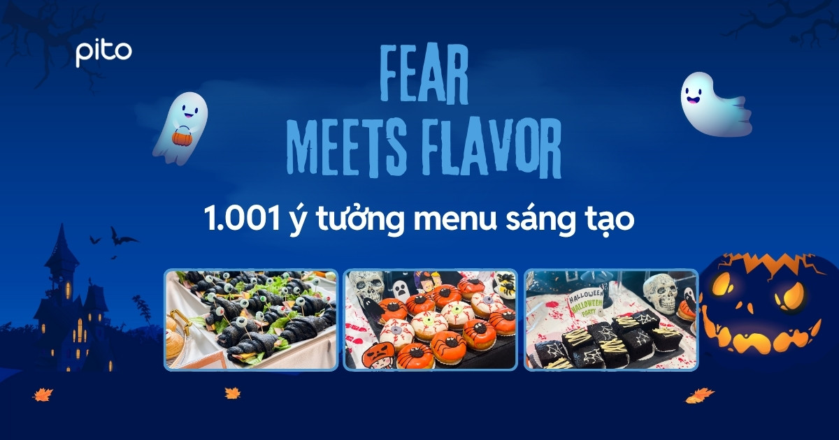 Menu tiệc halloween