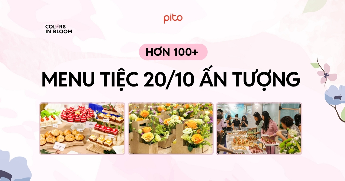 100+ menu tiệc 20/10 cho công ty