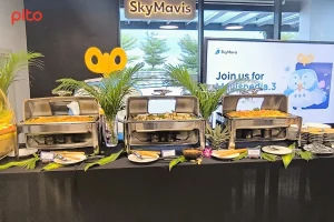 nhin-lai-cac-tiec-cua-sky-mavis (6) Tiệc buffet chỉn chu tại Sky Mavis
