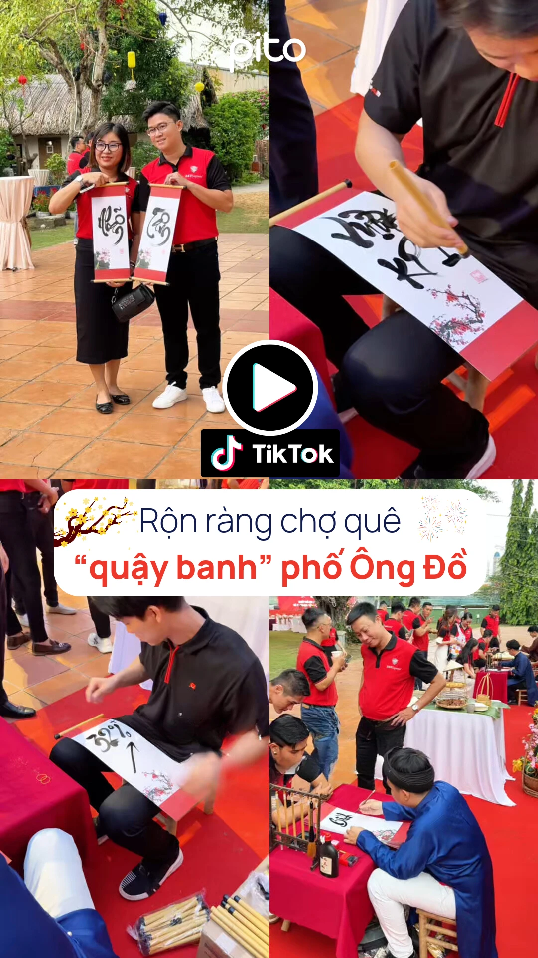 Thumbnail tiệc Tất niên chợ quê