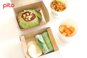 Meal pack cơm ngon đựng trong hộp giấy