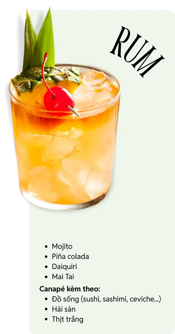 ket-hop-rum-va-canape Kết hợp Rum và Canape