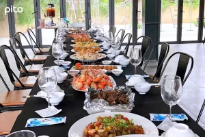 Đặt tiệc bàn đẹp cho công ty, nhà máy, trường học