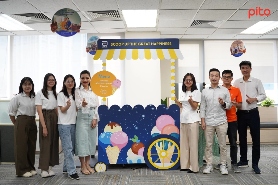 Check in với xe kem