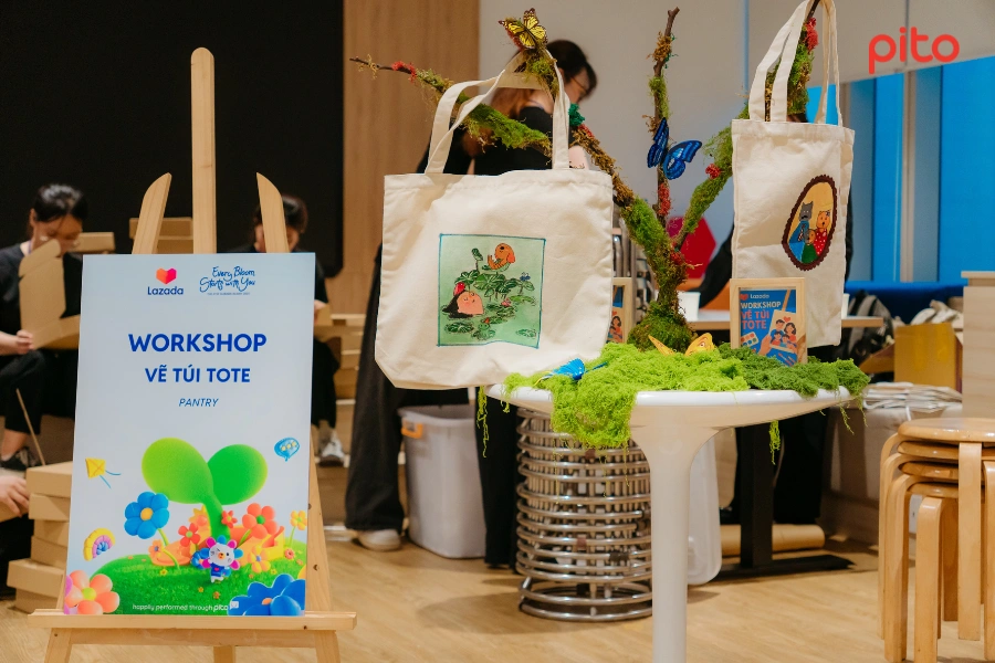 Workshop vẽ túi tote