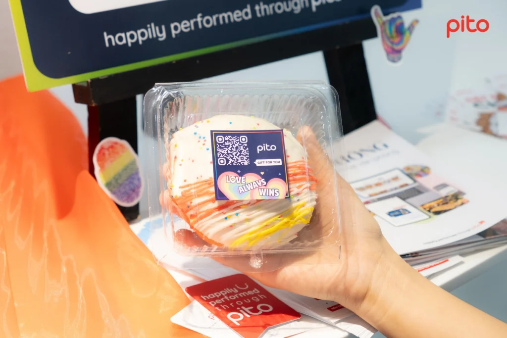 Bánh donut cầu vồng