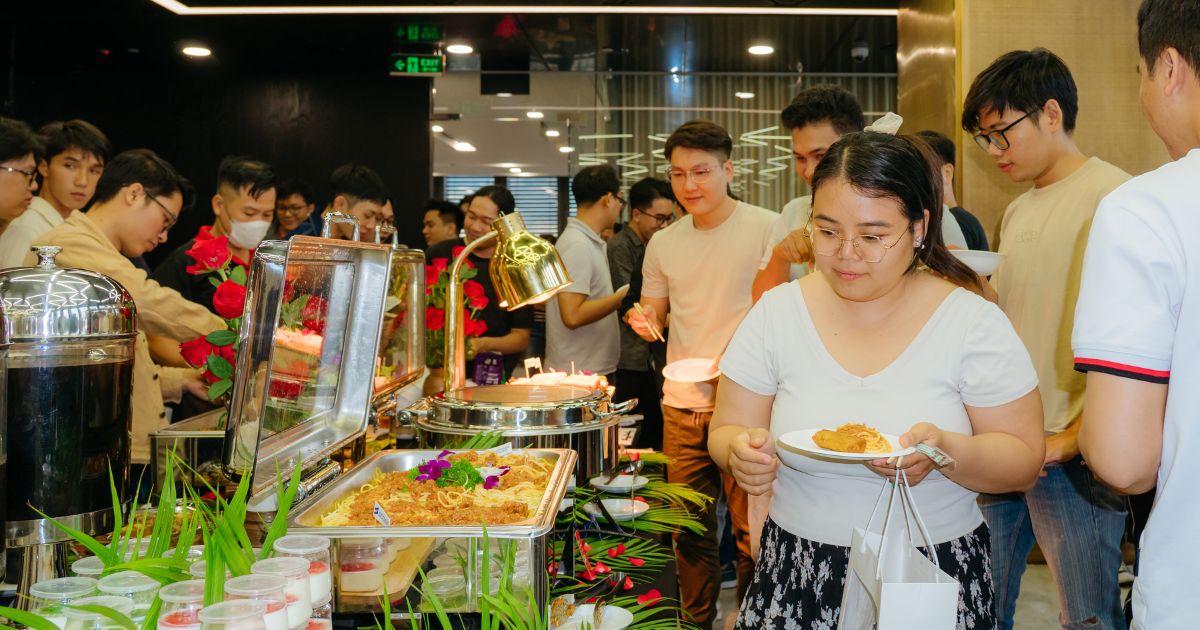 Tiệc văn phòng xanh