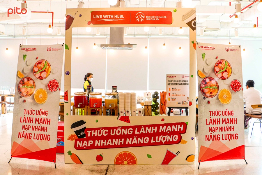 Xe nước ép healthy tại văn phòng
