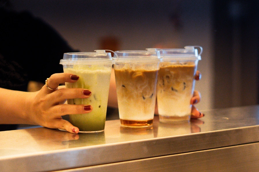 Matcha latte hot trend tại văn phòng