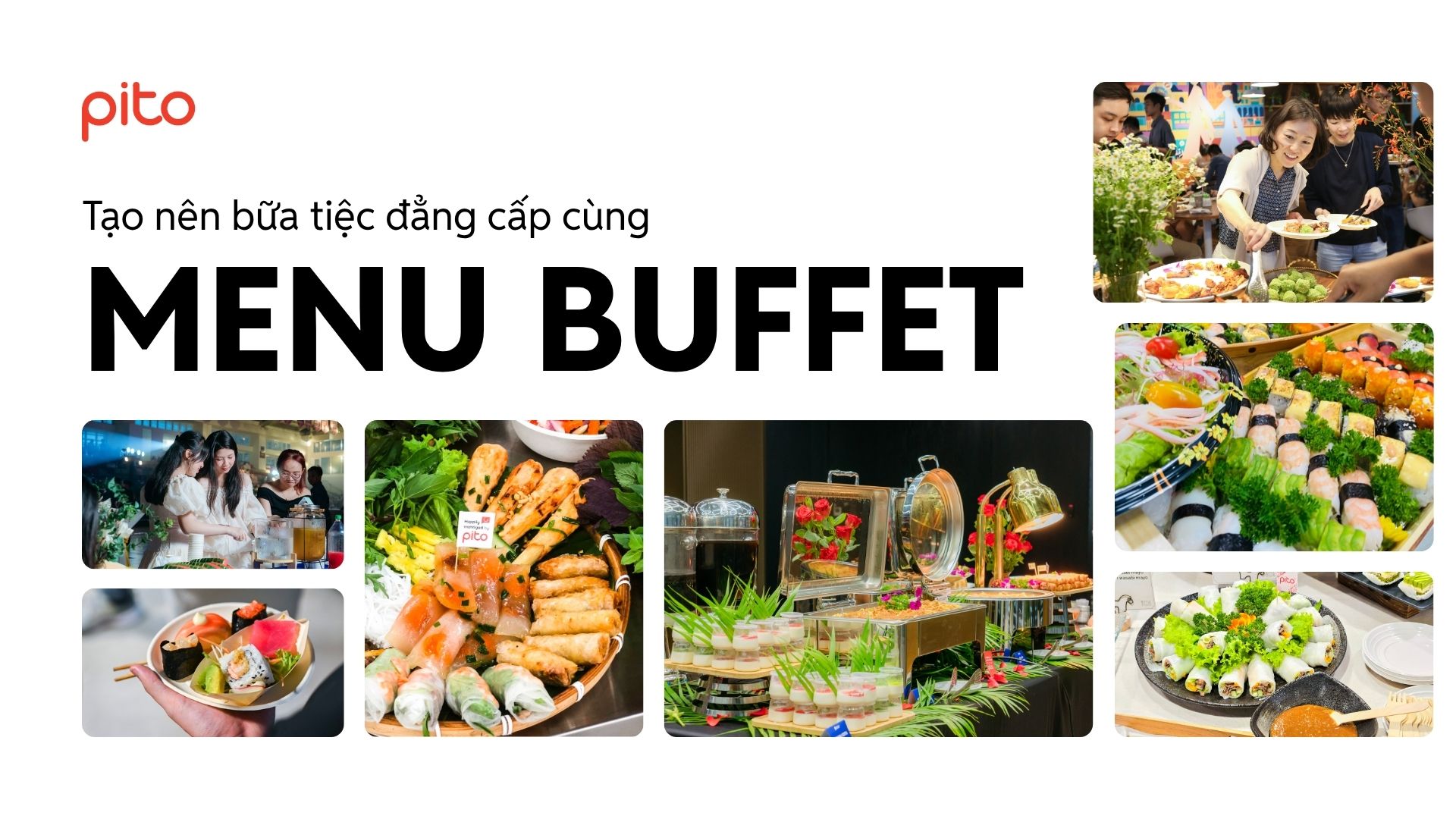 Menu tiệc buffet công ty