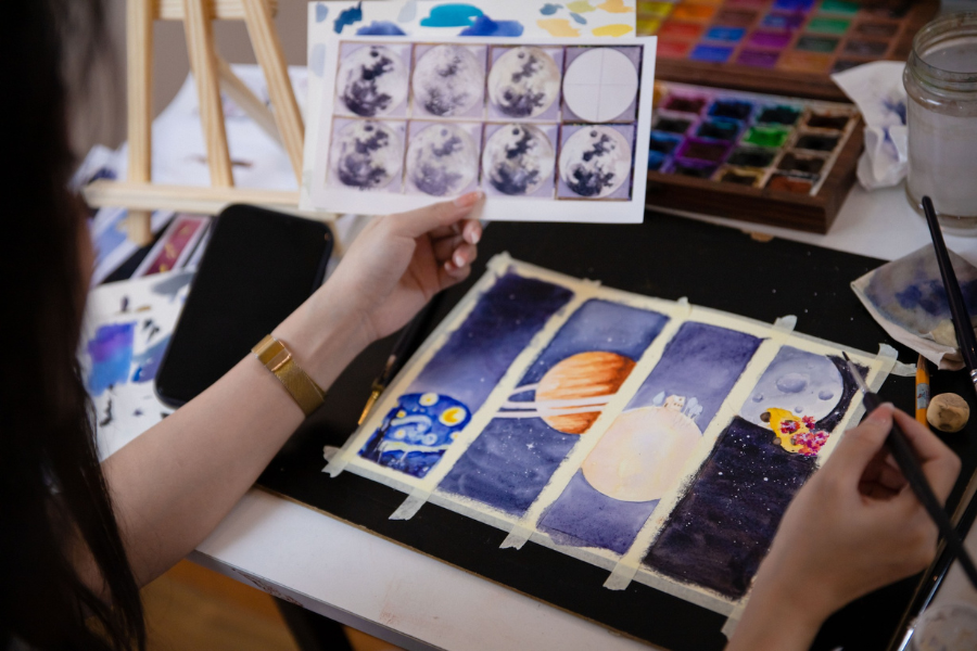 Workshop làm bookmark