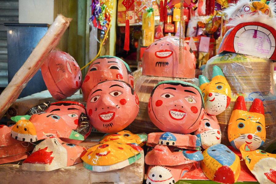 Workshop trang trí mặt nạ