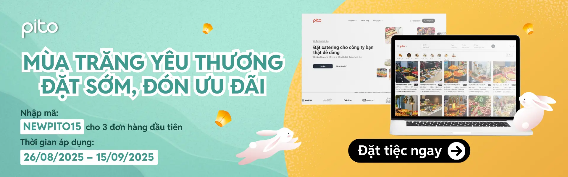 Đặt tiệc trung thu online