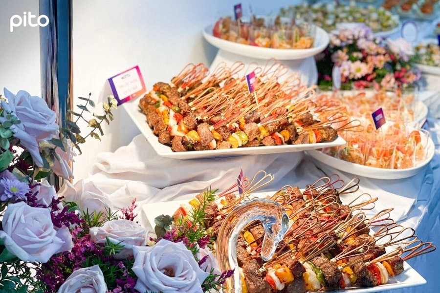Tiec-Finger-Food-Dep (13)-min Tiệc Finger Food đẹp và sang trọng PITO xiên nướng
