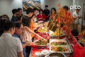 Cộng sự ATEAM thưởng thức tất niên 