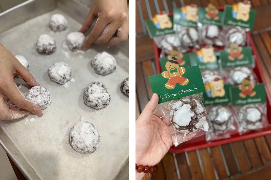 Banh-crinkle-giang-sinh Bánh quy crinkle giáng sinh