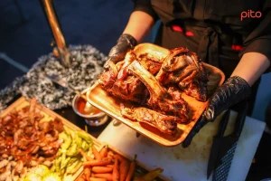 Sườn cừu nướng live station