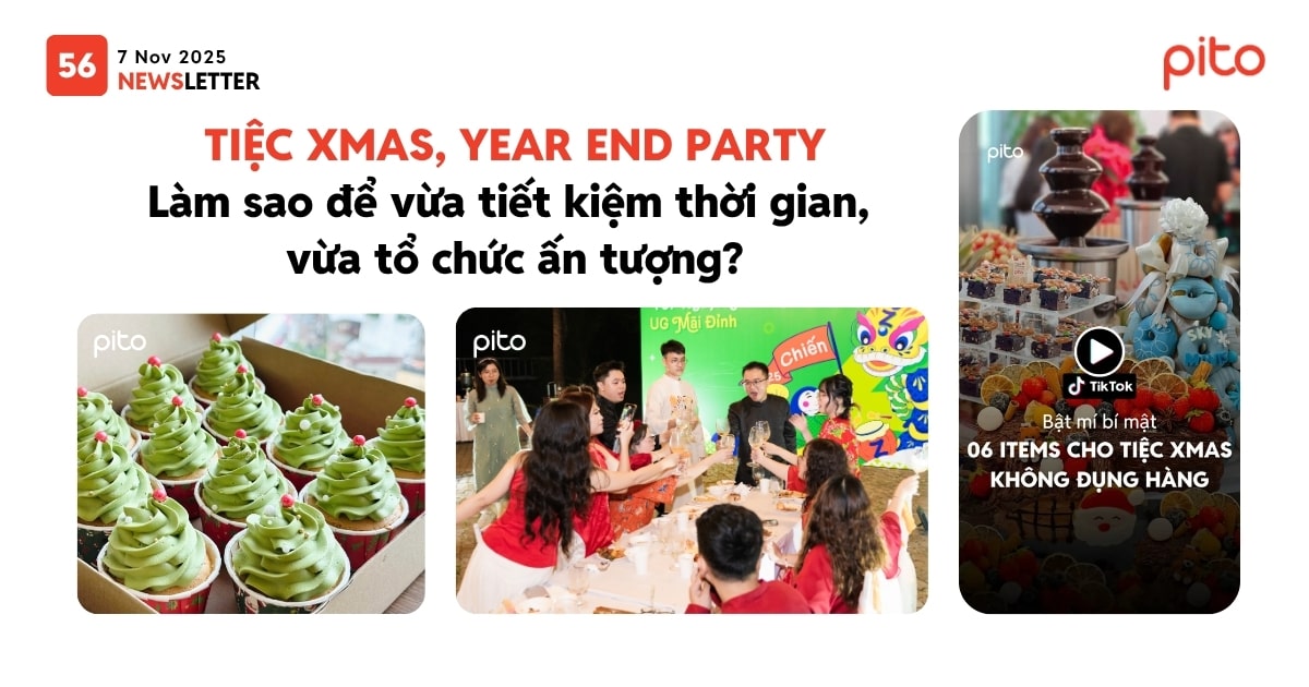 Tiệc Xmas, Year End Party - Làm sao để vừa tiết kiệm thời gian, vừa tổ chức ấn tượng?
