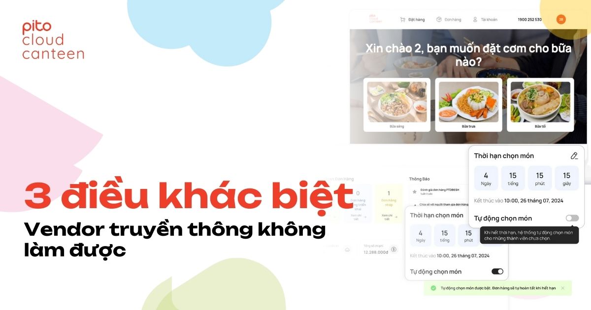 Điều gì vendor truyền thống không thể làm được